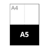 A5 horizontal